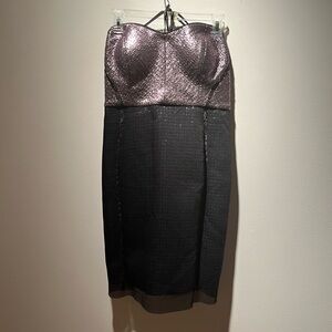 Strapless Phoebe Metallic Dress